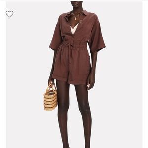 Weworewhat Utility Romper Jumpsuit